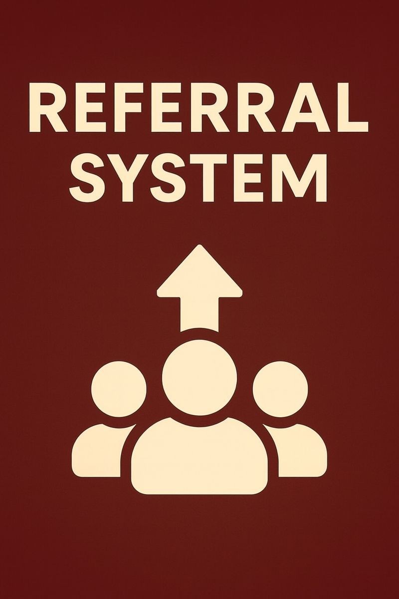 🔥 Referral system
